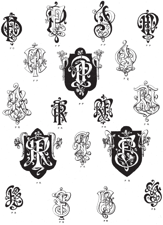 990 Art Nouveau Monograms - photo 26