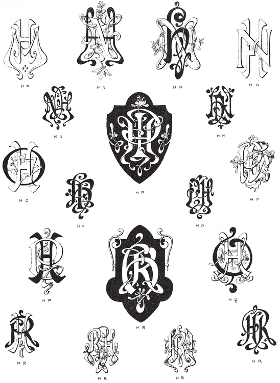 990 Art Nouveau Monograms - photo 33