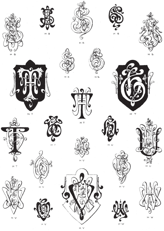 990 Art Nouveau Monograms - photo 34