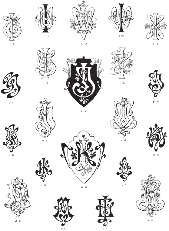 990 Art Nouveau Monograms - photo 36