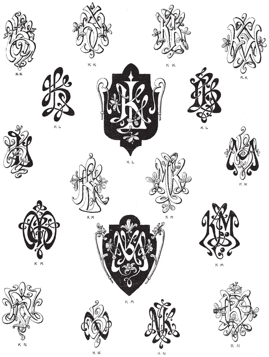 990 Art Nouveau Monograms - photo 39