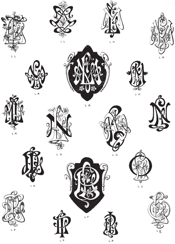 990 Art Nouveau Monograms - photo 42