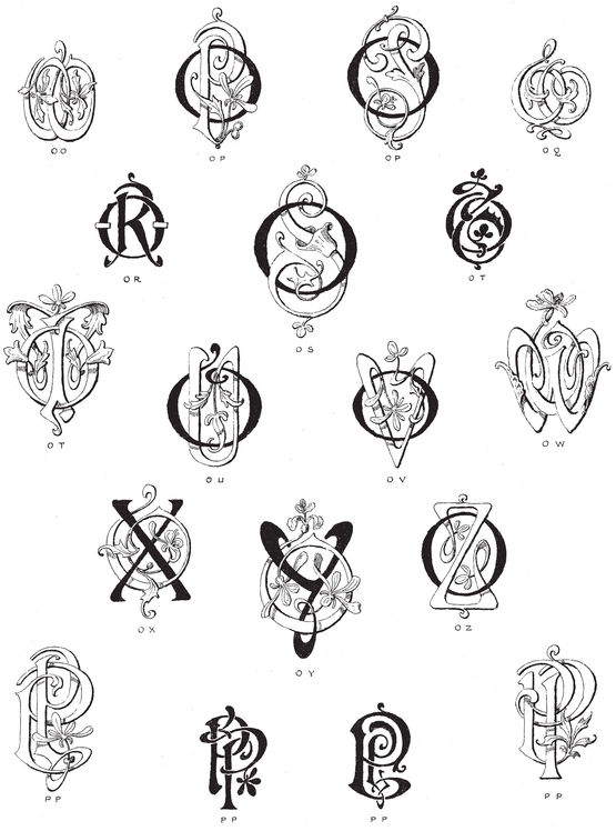 990 Art Nouveau Monograms - photo 49