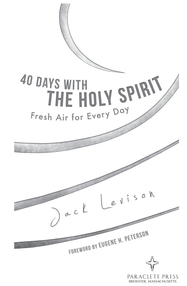 Praise for 40 Days with the Holy Spirit A splendid addition to the literature - photo 1