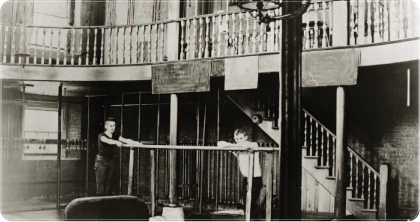 The first basketball court was set up in this Springfield Mass gymnasium in - photo 7