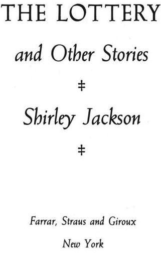 Introduction by A M Homes The world of Shirley Jackson is eerie and - photo 1