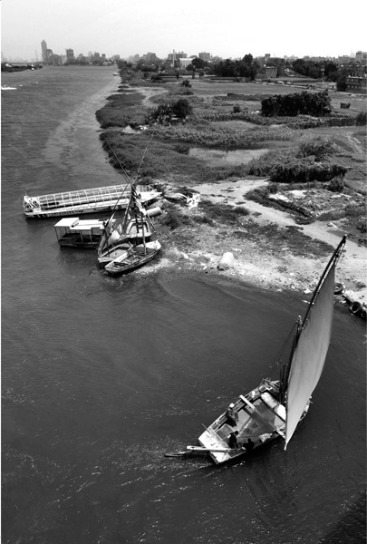 Egyptian sailboats known as feluccas seen here on the outskirts of Cairo are - photo 11