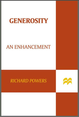 Richard Powers - Generosity: an Enhancement