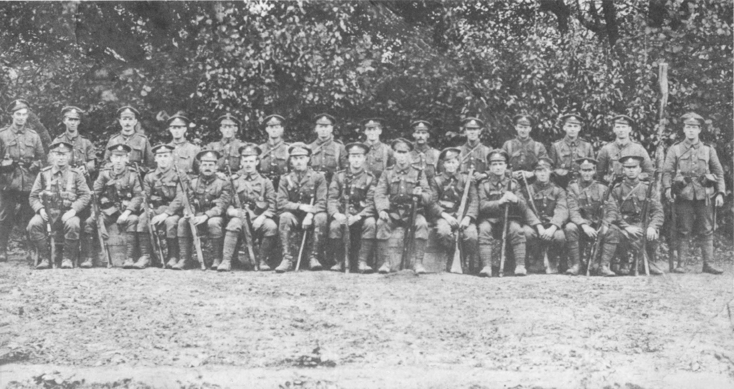 A group of X District Company Pals on active service in France Contents - photo 3