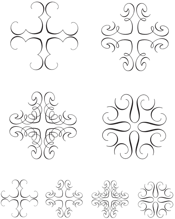 850 Calligraphic Ornaments for Designers and Craftsmen - photo 15