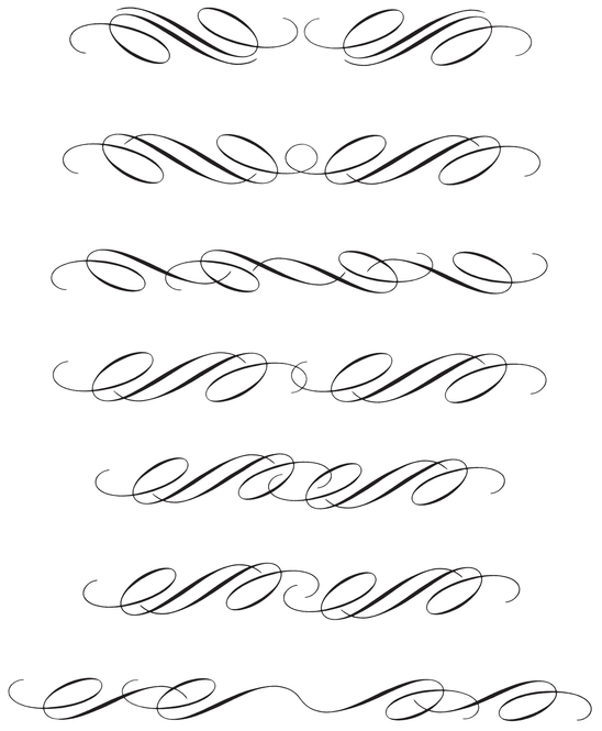 850 Calligraphic Ornaments for Designers and Craftsmen - photo 31