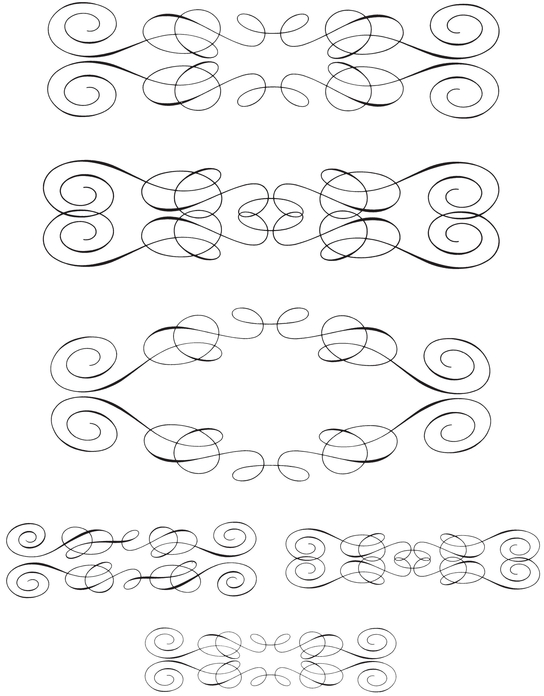 850 Calligraphic Ornaments for Designers and Craftsmen - photo 33