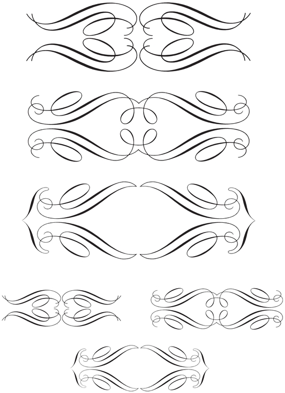 850 Calligraphic Ornaments for Designers and Craftsmen - photo 34