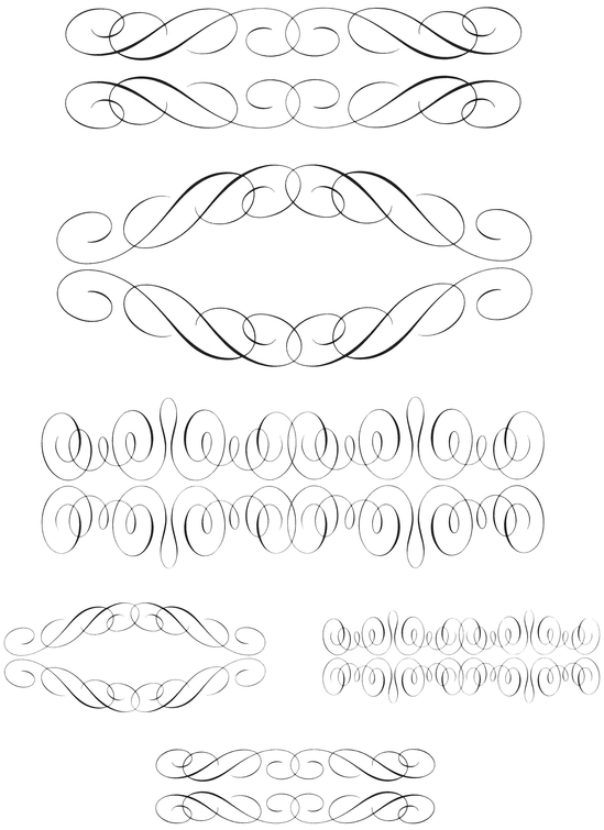 850 Calligraphic Ornaments for Designers and Craftsmen - photo 36