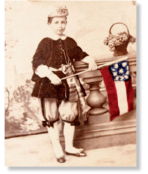 A boy holding a Confederate flag called the Stars and Bars shows support for - photo 5