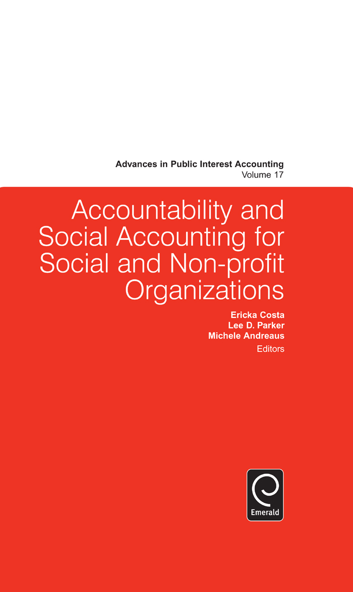 ACCOUNTABILITY AND SOCIAL ACCOUNTING FOR SOCIAL AND NON-PROFIT ORGANIZATIONS - photo 1