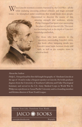 Philip L. Ostergard Abraham Lincoln