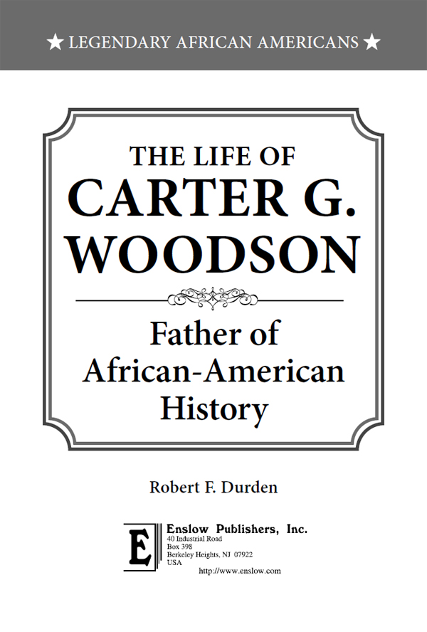 Image Credit National Archives Carter G Woodson devoted his life to - photo 1