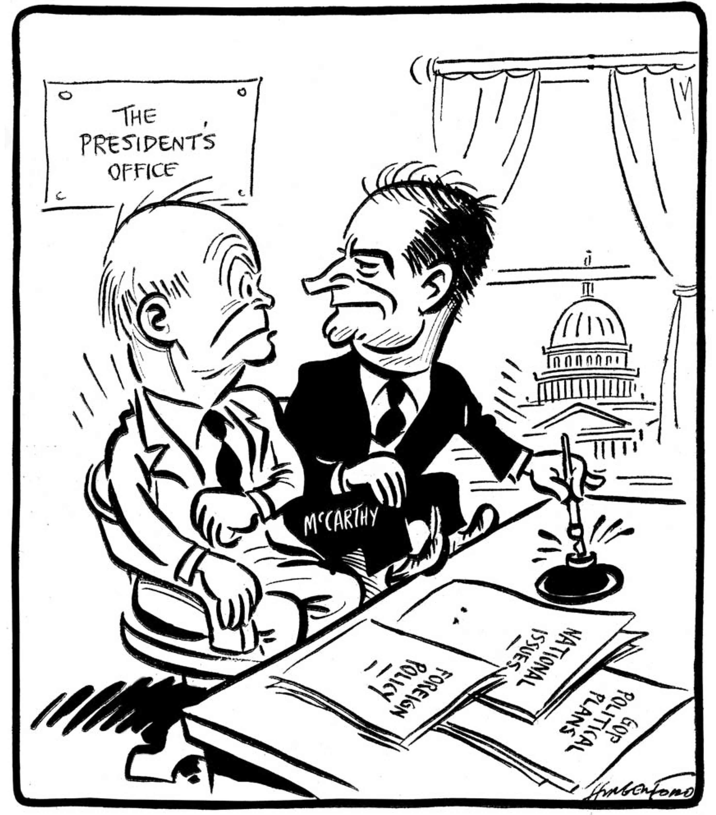 Cartoon by Hungerford published December 3 1953 The Library of Congress - photo 2