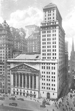 The New York Stock Exchange building as seen by an artist in 1929 Here at - photo 3