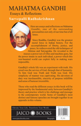 Dr. Sarvepalli Radhakrishnan Mahatma Gandhi