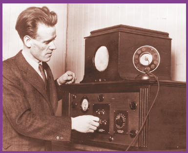 Image Credit Farnsworth Archives Farnsworth turns a dial on an early TV Other - photo 17