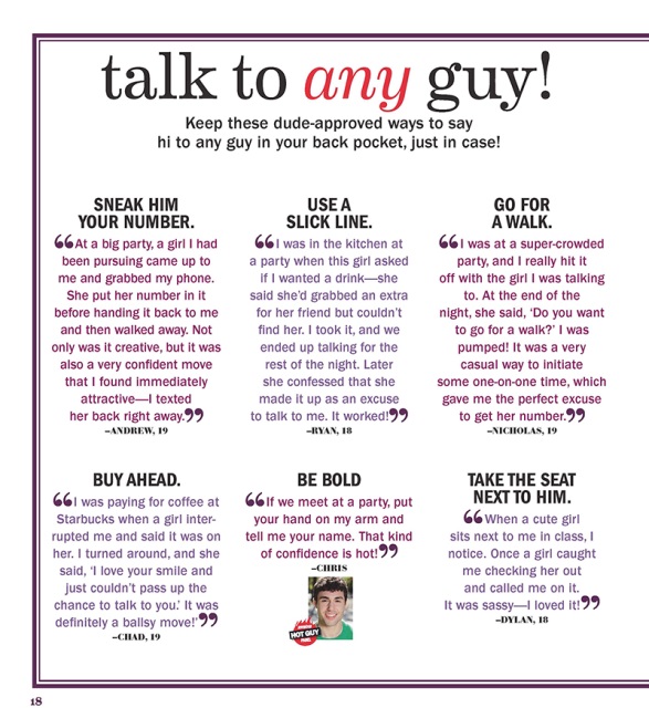 Seventeen Ultimate Guide to Guys What He Thinks about Flirting Dating Relationships and You - photo 25