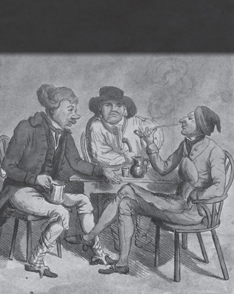 Alcohol and tobacco use have been around for ages as this image of gentlemen - photo 14