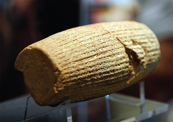 Image Credit AP PhotoVahid Salemi The Cyrus Cylinder is displayed at the - photo 5