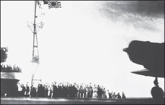 Image Credit US Navy Japanese sailors salute a torpedo plane as it takes - photo 5