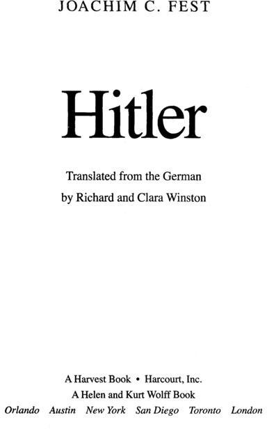 Prologue Hitler and Historical Greatness Neither blindness nor ignorance - photo 1