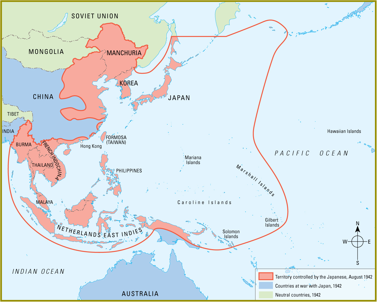 During World War II Japans empire included most of East and Southeast Asia - photo 4