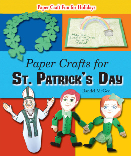 Randel McGee Paper Crafts for St. Patricks Day