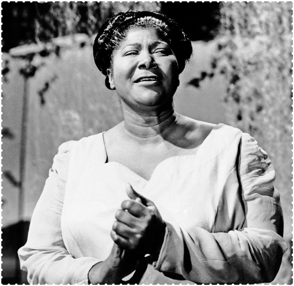 Image Credit AP Images Gospel singer Mahalia Jackson photographed on March - photo 5