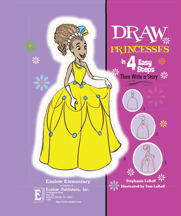 Drawing princesses and castles is as easy as 1 2 3 4 Follow the 4 steps for - photo 1