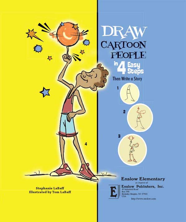 Drawing cartoon people is as easy as 1 2 3 4 Follow the 4 steps for each - photo 1