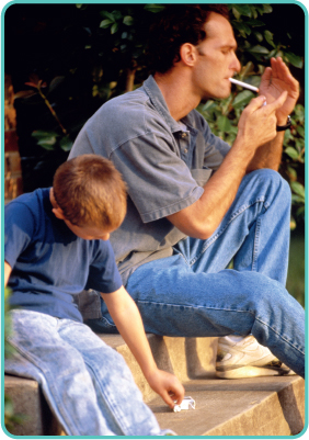 Statistics show that children whose parents smoke are twice as likely to smoke - photo 6