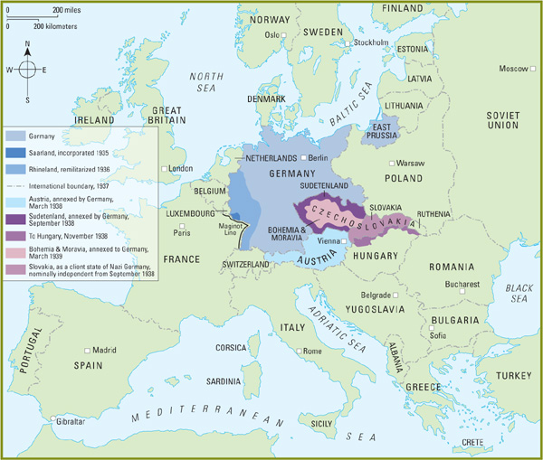 The Saarland voted to rejoin Germany in 1935 The rest of Germanys expansion - photo 4