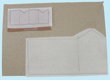 1 Use a pencil and tracing paper to transfer the cabin pattern on to light - photo 3