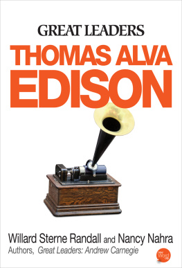 Willard Sterne Randall Thomas Alva Edison