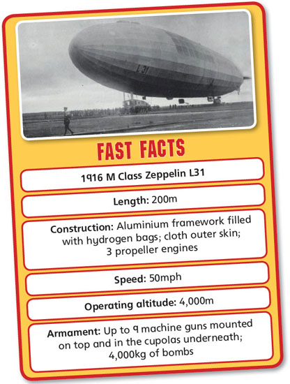 These giant airships were filled with hydrogen gas which is explosive so - photo 8