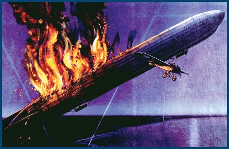 The airship was going down but Reggie was in a dive with oil pouring out of - photo 18