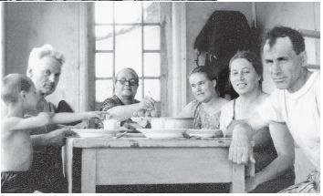 Lunch in our dacha veranda early 1960s From left my cousin Kostya my - photo 8