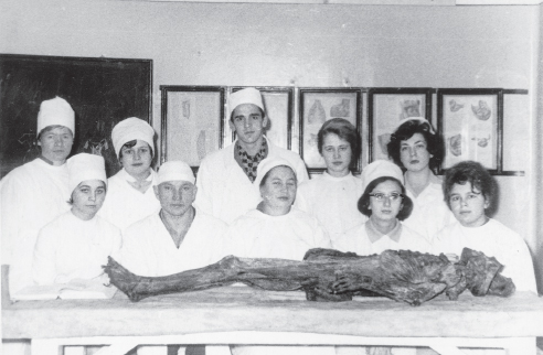 My mother first row center with her students at a dissection class late - photo 11