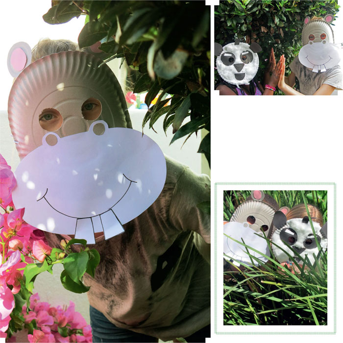 We had such fun making paper plate masks especially when pasting on the cotton - photo 6