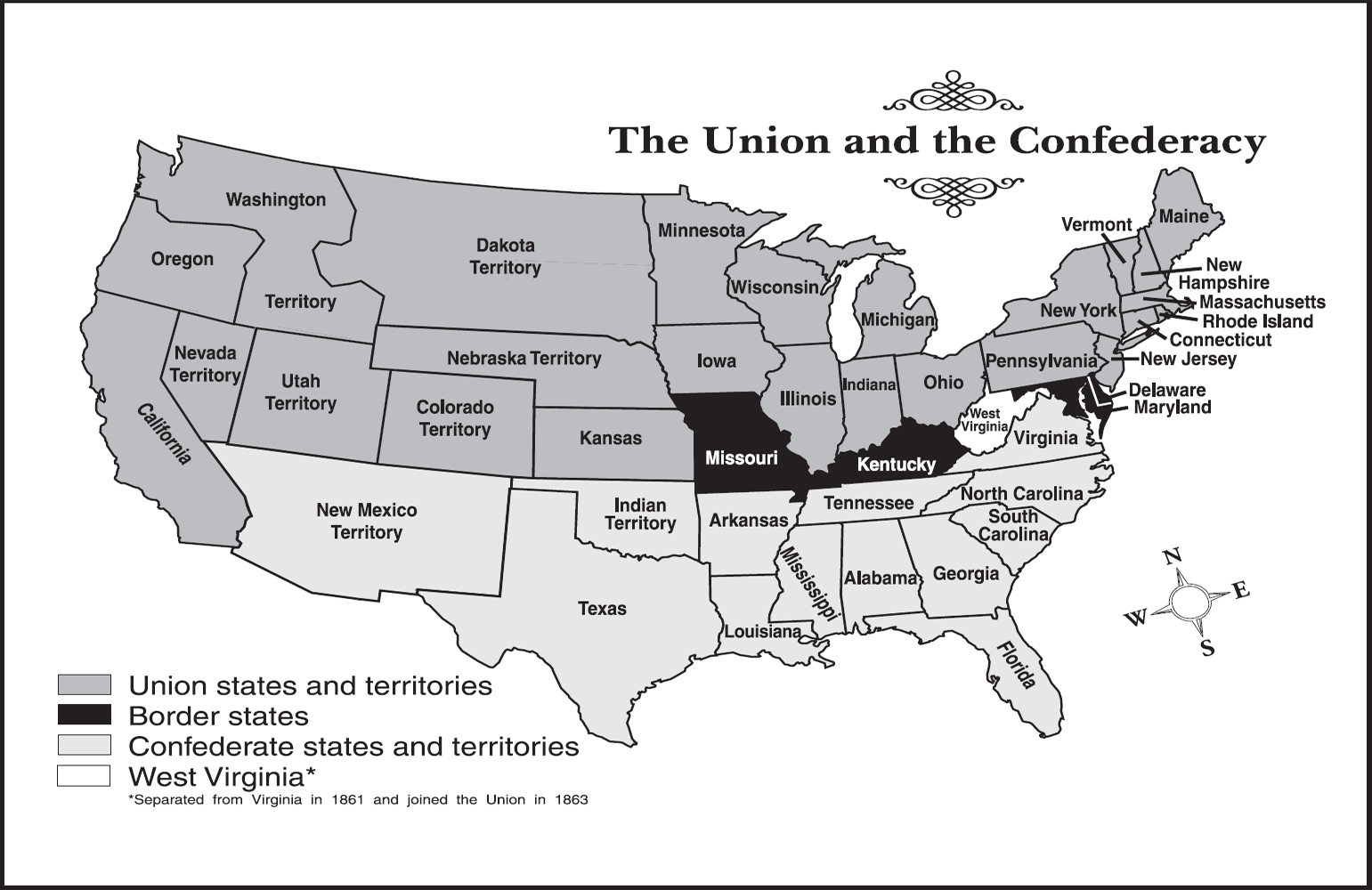 Image credit Enslow Publishers Inc The Civil War divided the states between - photo 2