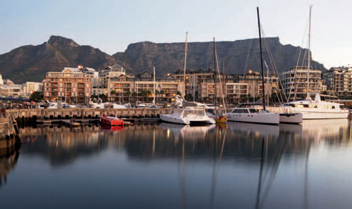 ABOVE Table Mountain watches over yachts in the harbour at Cape Towns VA - photo 4