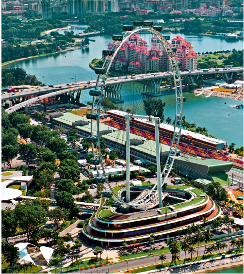 The new Singapore Flyer at 541 feet 165m offers a breathtaking view of - photo 6