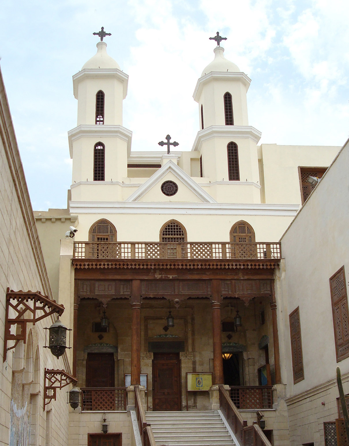 The Hanging Church al-Muallaqa faade Old Cairo Coptic Christian 19th - photo 15