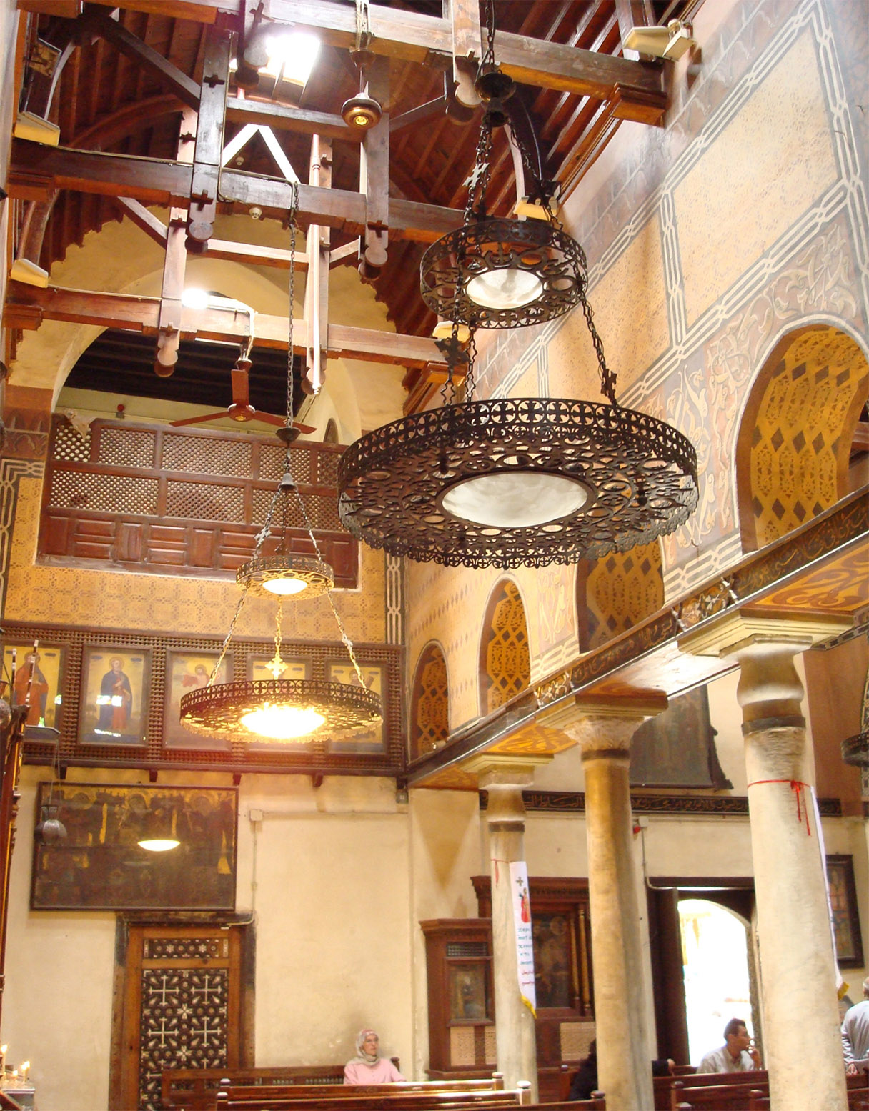 The Hanging Church al-Muallaqa interior Old Cairo Coptic Christian 11th - photo 17